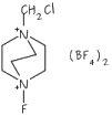 Chemical drawing of Selectfluor